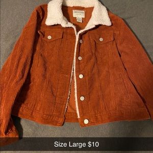 Burnt orange Jean jacket